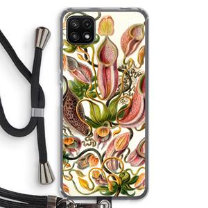 CaseCompany Haeckel Nepenthaceae: Samsung Galaxy A22 5G Transparant Hoesje met koord