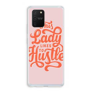 CaseCompany Hustle Lady: Samsung Galaxy S10 Lite Transparant Hoesje