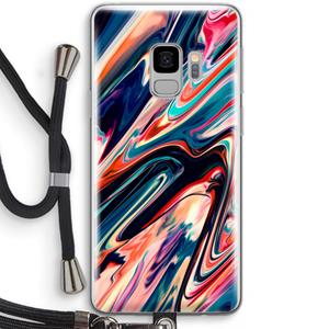 CaseCompany Quantum Being: Samsung Galaxy S9 Transparant Hoesje met koord