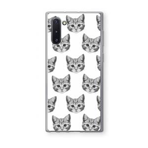 CaseCompany Kitten: Samsung Galaxy Note 10 Transparant Hoesje