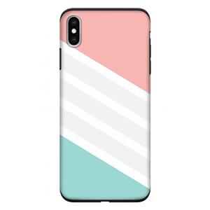 CaseCompany Strepen pastel: iPhone XS Max Tough Case