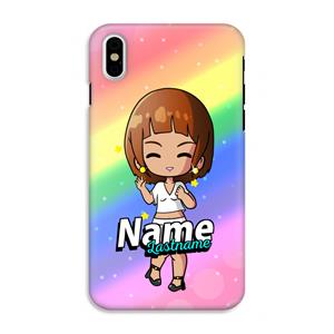 CaseCompany Chibi Maker vrouw: iPhone XS Tough Case