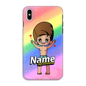 CaseCompany Chibi Maker man: iPhone XS Tough Case