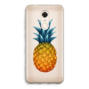CaseCompany Grote ananas: Xiaomi Redmi 5 Transparant Hoesje