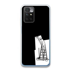 CaseCompany Musketon Painter: Xiaomi Redmi 10 Transparant Hoesje