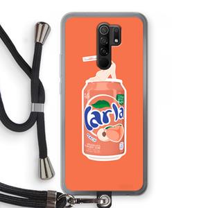 CaseCompany S(peach)less: Xiaomi Redmi 9 Transparant Hoesje met koord