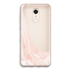 CaseCompany Peach bath: Xiaomi Redmi 5 Transparant Hoesje