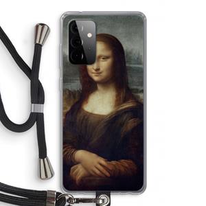 CaseCompany Mona Lisa: Samsung Galaxy A72 5G Transparant Hoesje met koord