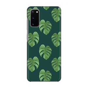 CaseCompany Monstera leaves: Volledig geprint Samsung Galaxy S20 Hoesje