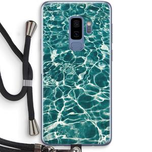 CaseCompany Weerkaatsing water: Samsung Galaxy S9 Plus Transparant Hoesje met koord
