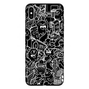 CaseCompany Vexx Black City : iPhone XS Max Tough Case