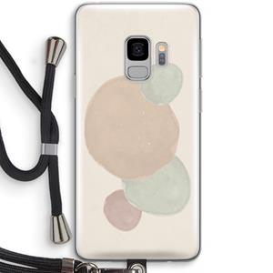 CaseCompany Geo #9: Samsung Galaxy S9 Transparant Hoesje met koord