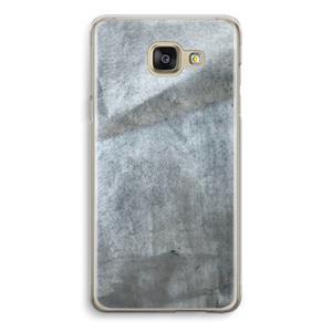 CaseCompany Grey Stone: Samsung Galaxy A5 (2016) Transparant Hoesje