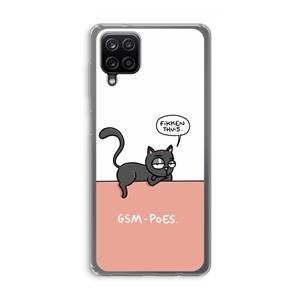 CaseCompany GSM poes: Samsung Galaxy A12 Transparant Hoesje