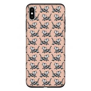 CaseCompany Zwarte poes: iPhone XS Max Tough Case