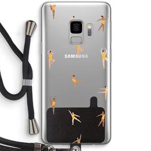 CaseCompany Dans #2: Samsung Galaxy S9 Transparant Hoesje met koord