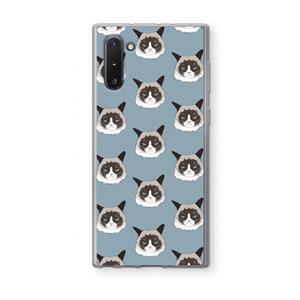CaseCompany It's a Purrr Case: Samsung Galaxy Note 10 Transparant Hoesje