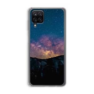 CaseCompany Travel to space: Samsung Galaxy A12 Transparant Hoesje