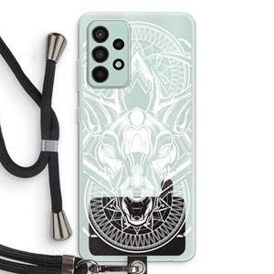 CaseCompany Oh Deer: Samsung Galaxy A52s 5G Transparant Hoesje met koord