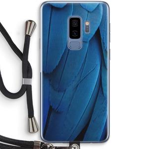 CaseCompany Pauw: Samsung Galaxy S9 Plus Transparant Hoesje met koord