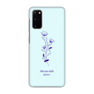 CaseCompany Bloom with grace: Volledig geprint Samsung Galaxy S20 Hoesje