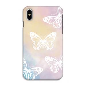 CaseCompany White butterfly: iPhone XS Tough Case