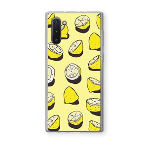 CaseCompany When Life Gives You Lemons...: Samsung Galaxy Note 10 Transparant Hoesje