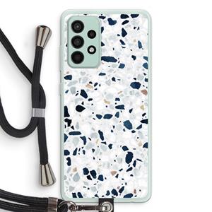 CaseCompany Terrazzo N°1: Samsung Galaxy A52s 5G Transparant Hoesje met koord