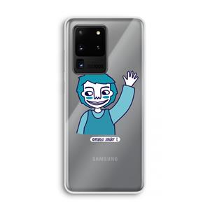 CaseCompany Zwaai: Samsung Galaxy S20 Ultra Transparant Hoesje