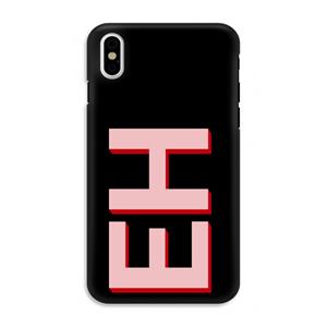 CaseCompany Monogram: iPhone XS Tough Case