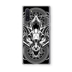 CaseCompany Oh Deer: Samsung Galaxy Note 10 Transparant Hoesje