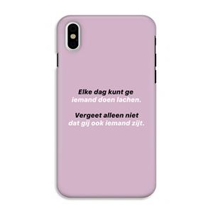 CaseCompany gij zijt ook iemand: iPhone XS Tough Case