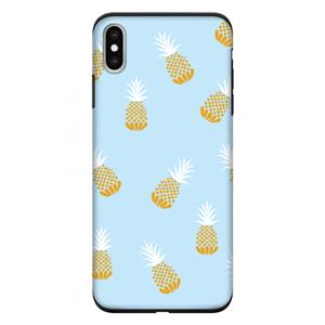 CaseCompany Ananasjes: iPhone XS Max Tough Case