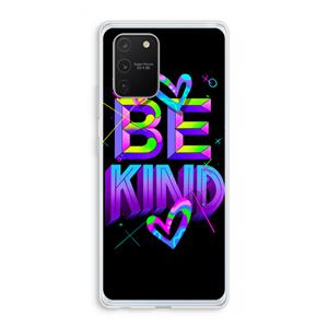 CaseCompany Be Kind: Samsung Galaxy S10 Lite Transparant Hoesje