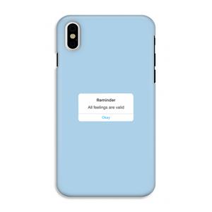 CaseCompany Reminder: iPhone XS Tough Case