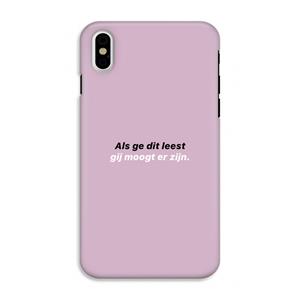 CaseCompany gij moogt er zijn: iPhone XS Tough Case