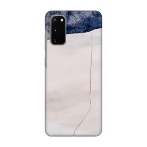 CaseCompany Stone White: Volledig geprint Samsung Galaxy S20 Hoesje