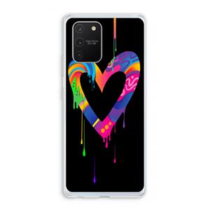 CaseCompany Melts My Heart: Samsung Galaxy S10 Lite Transparant Hoesje