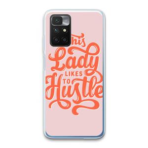 CaseCompany Hustle Lady: Xiaomi Redmi 10 Transparant Hoesje