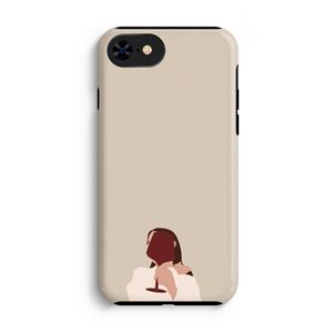 CaseCompany I drink wine: iPhone 8 Tough Case