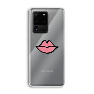 CaseCompany Kusje: Samsung Galaxy S20 Ultra Transparant Hoesje