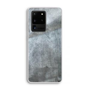 CaseCompany Grey Stone: Samsung Galaxy S20 Ultra Transparant Hoesje