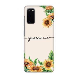 CaseCompany Zonnebloemen: Volledig geprint Samsung Galaxy S20 Hoesje