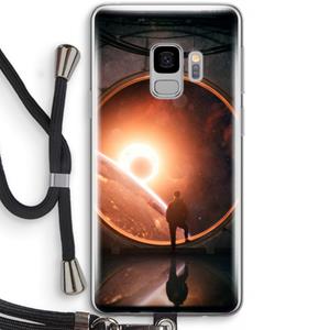 CaseCompany Ephemeral: Samsung Galaxy S9 Transparant Hoesje met koord