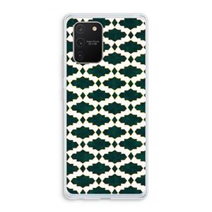 CaseCompany Moroccan tiles: Samsung Galaxy S10 Lite Transparant Hoesje
