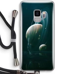 CaseCompany Mercurius: Samsung Galaxy S9 Transparant Hoesje met koord