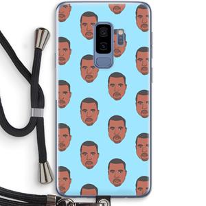 CaseCompany Kanye Call Me℃: Samsung Galaxy S9 Plus Transparant Hoesje met koord