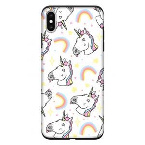 CaseCompany Rainbow Unicorn: iPhone XS Max Tough Case