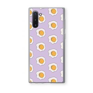 CaseCompany Bacon to my eggs #1: Samsung Galaxy Note 10 Transparant Hoesje
