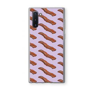 CaseCompany Bacon to my eggs #2: Samsung Galaxy Note 10 Transparant Hoesje